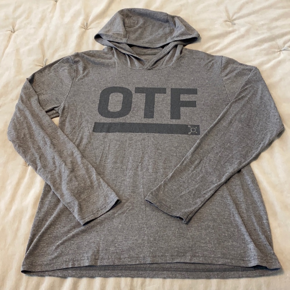 OTF L/S tshirt hoodie, men’s small
